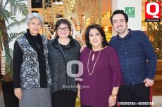 A  Sor Guadalupe, Sor Alicia Vargas, Verónica Gómez y Raúl Muñoz Cumpleañeros