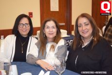 Martha Flores, Maricela Rizo y Alicia Campos