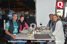 Javier García, Angélica Arroyo, Carlos Pons y Claudia Arroyo