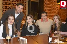 Christian Baca, Karla Ramos, Andrea López Anaya, Francisco Pérez y Paulina Salum