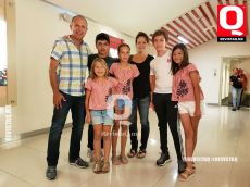 Mratín Yamín y familia