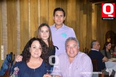 Vivian Abdo, Vivian Zavala, Fabían Fuentes y Óscar Zavala