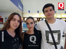 Sofi Torres, Karla Pesquera y Miguel Torres