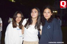 Camila Nuñez, Sofía Muñoz y Camila Gómez