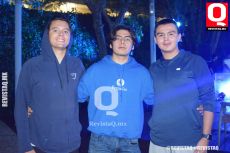 David Friscioni,  Armando Yepez y Alberto Miranda