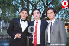 Mauricio Gómez, Braulio Reyes y Rubén Calvillo