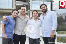 Fernando Escobedo, Oswaldo Becerra, Marcelo Escobedo y Anuar Bujaidar.