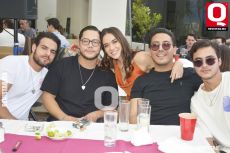 Fernando Lugo, Miguel Sánchez, Giovanna Moreno, Farid Ali y Renato Muñoz