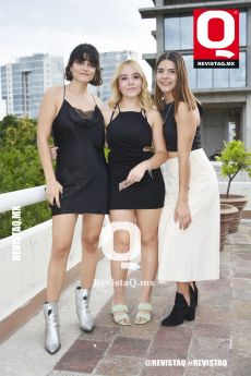 Valeria Medina, América Reynaud y Natalia Aranda