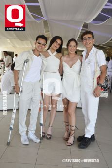 Fabián Rivera, Paula Andrade, Danna Aguirre y Emilio Romero