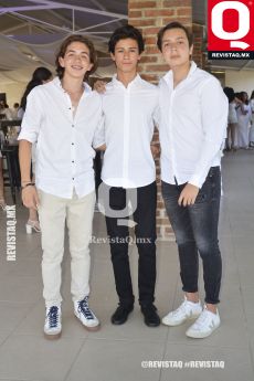 Juan Pablo Salcedo, Diego Emilio Barajas López y Denzel Emiliano Arana Martínez