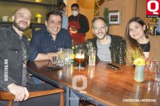 Francisco de Anda, Ulises Lara, Alex Mateo y Paola Manzano
