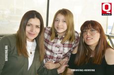 Marisela Quintero, Andrea Montes y Camila Montes