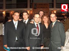 A   Paco García, Kike Duran,Juan Luis Gutíerrez,Javier Alonso, Miriam García y Jose Ramón Collazo