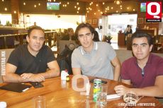 Francisco Flores, Fernando Flores y Emiliano Flores