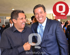 Gerardo Aguirre y  Senador  Miguel Márquez