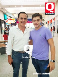 Rubén Jiménez y Fernando Jiménez quien se va a Europa a estudiar