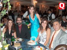 Daniela Aranda de Abugaber,Juan Abugaber,Daniela Aguirre,Gaby y Paco Aguirre recien desempacados de Alemania