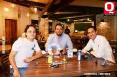 Marcelo Fernández, Juan Pablo Chapa y Bernardo Hernández