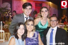 Adrián Sánchez Obregón, María Fabiola Sánchez Obregón, Victoria Sánchez, Karla Obregón y Adrián Sánchez