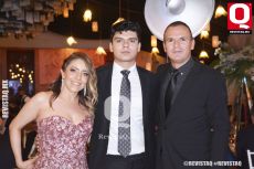 Marisol Paredes, Rodrigo Navarro y Andrés Navarro