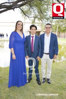 Evita de Serrano, Víctor Serrano Jr. y Víctor Serrano