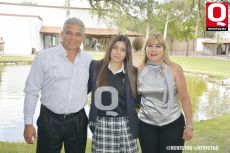 Salvador Arreola, Natalia Jacqueline Arreola y Patricia Alvizu