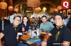 Daniel Ayala, Dra. Claudia Saldivar, Cesar Ayala y Rodrigo Ayala