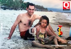 Juan Carlos Orozco Arena  con su hija