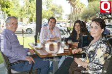 Pepe Chuy Padilla, Germán Padilla Moreno, Sofía Padilla y Cristina Moreno