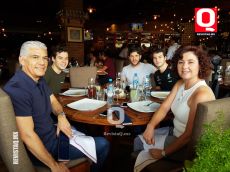 David Torres y Sandra Green en familia