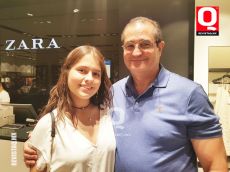 Eduardo Noe e hija