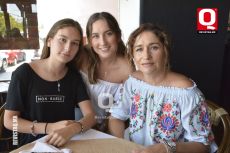 Regina Barba, Renata Barba y Sandra Moncayo