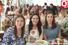 Ana Nieto, Sandra Gutiérrez y Norma Camarena