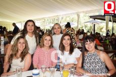 Lupita Nava, Ivette  Saucedo, Marina Martínez, Anabel García Ana Karla Zambrano y Clelia Martínez