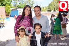 Martha Rayas, Ximena Pérez, David Pérez y Román Pérez