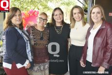 Sandra Fisch Ortega, Annette Rivera Trinidad, Norma Fisch Ortega, Laura Álvarez Gamiño y Angélica Jurado