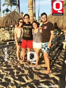 María Frausto, Felipe Frausto, Linda Zubirán y Miguel Frausto
