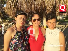 Verónica Ortega, Valentina Ortega, Emiliano Ortega
