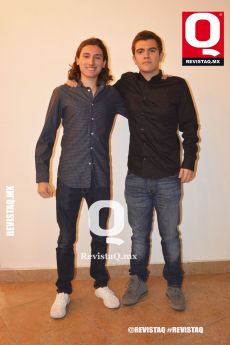 Alonso González y Alan Arana