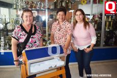 Reyna García, Bertha Ramírez y Claudia Aridjis