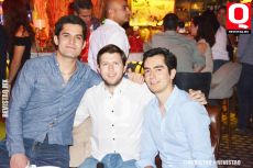 Edgar Estrada, Diego Dávila y Braulio Pérez
