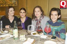 Magda Rábago, Daniela López, Daniela Franco y Jacob Torres
