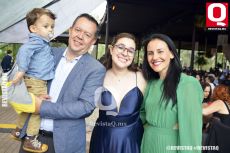 Juan Andrés Negrete, Juan Carlos Negrete, María Fernanda Gallo y Lucía Gallo
