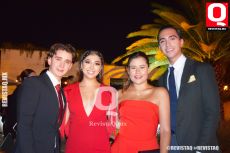 Gerardo Campos, Melissa Escobar, Jaqueline Moreno y Paulo Alonso