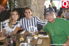 Valeria Pérez, Miguel Pérez y Emilio Pérez