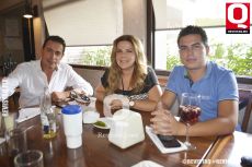 Víctor Villalpando, Alma Delia Campos y Víctor Villalpando