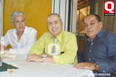 Miguel Zamora, Jesús Zermeño y Thomas Serrano