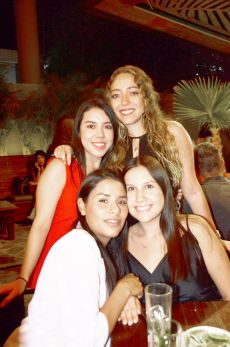 Paloma Muñoz, Andrea Ramírez, Fernanda Rodríguez y Carla Moran.