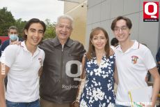 Andrés Guerra, Alejandro Vega, Luz Santos y Alejandro Vega